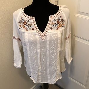 Knox Rose Embroidered Blouse